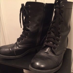 Black Combat boots